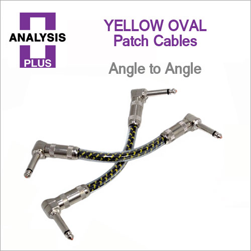 [ANALYSIS PLUS] YELLOW OVAL Patch Cables