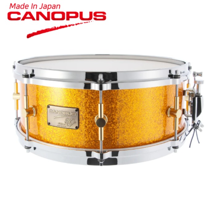 Canopus 캐노푸스 스네어 드럼 NV60-M1(NV60M1S-1455) Gold Sparkle