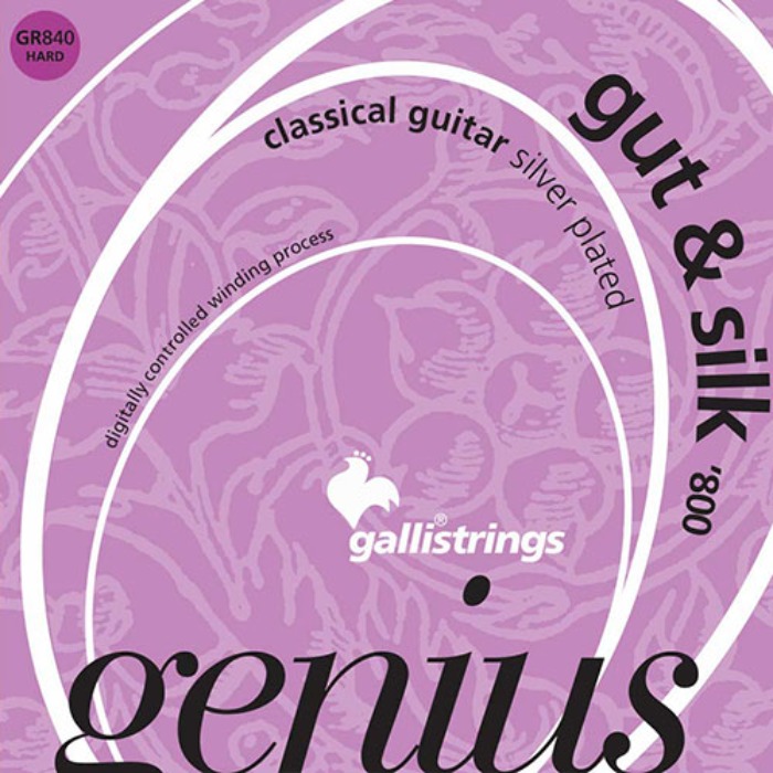 Galli Strings 갈리 스트링 GR840 HT Genius Gut &amp; Silk 지니어스  거트 &amp; 실크 하드텐션